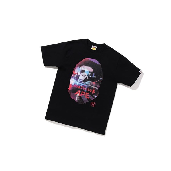 A BATHING APE Bape A Bathing Ape Back Street Tee Kurzes Sleeve T-shirts Herren Schwarz | 12746WLQH