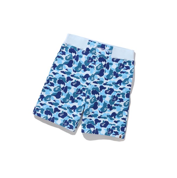 A BATHING APE Bape Abc Camo Sweat Kurze Hose Herren Blau | 13406UBKF