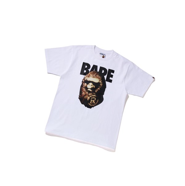 A BATHING APE Bape Ape Head Tee Kurzes Sleeve T-shirts Herren Weiß | 09384LFRW