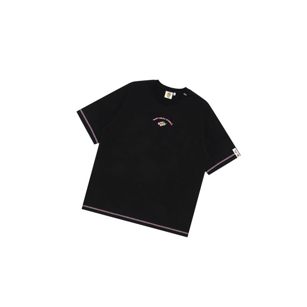 A BATHING APE Bape Baby Milo Boxy Fit Tee Kurzes Sleeve T-shirts Damen Schwarz | 08756KPVI