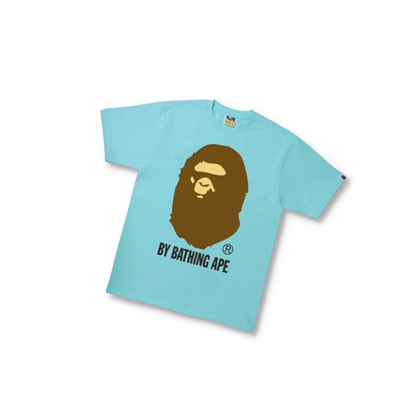 A BATHING APE Bape By Bathing Ape Tee Kurzes Sleeve T-shirts Herren Blau | 31645HFRD