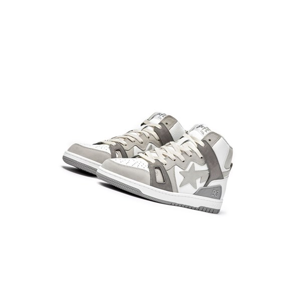 A BATHING APE Bape Sta 93 Hi M2 High Sneakers Herren Grau | 49681UQBH