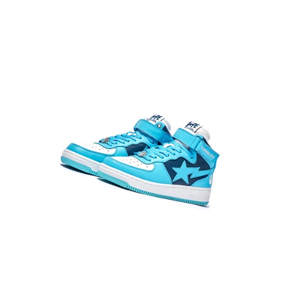 A BATHING APE Bape Sta Mi #2 M2 High Sneakers Herren Hellblau | 24507EGMN