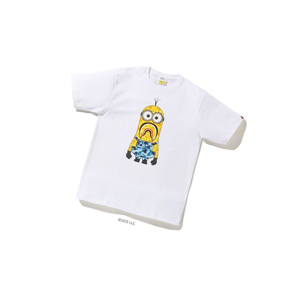 A BATHING APE Bape X Minions Tee07 Kurzes Sleeve T-shirts Herren Weiß | 98176OGAC