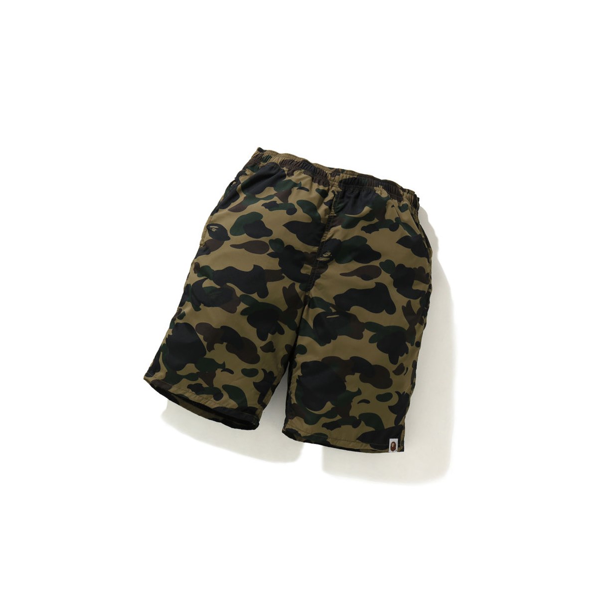 A BATHING APE Bape 1st Camo Beach Kurze Hose Herren Grün | 24976DPCL