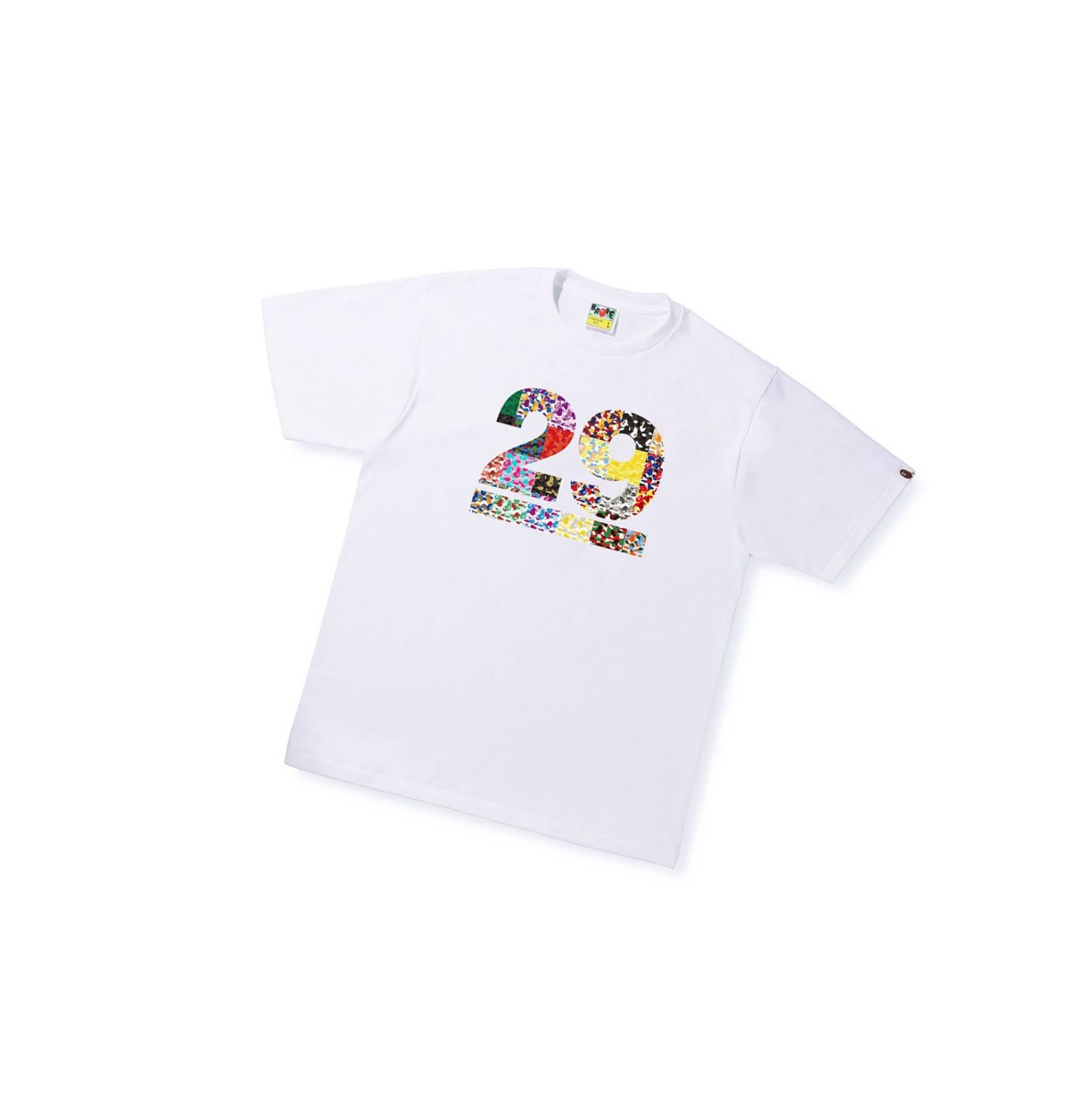 A BATHING APE Bape A Bathing Ape 29th Anniversary Tee Kurzes Sleeve T-shirts Herren Weiß | 69285KLOH