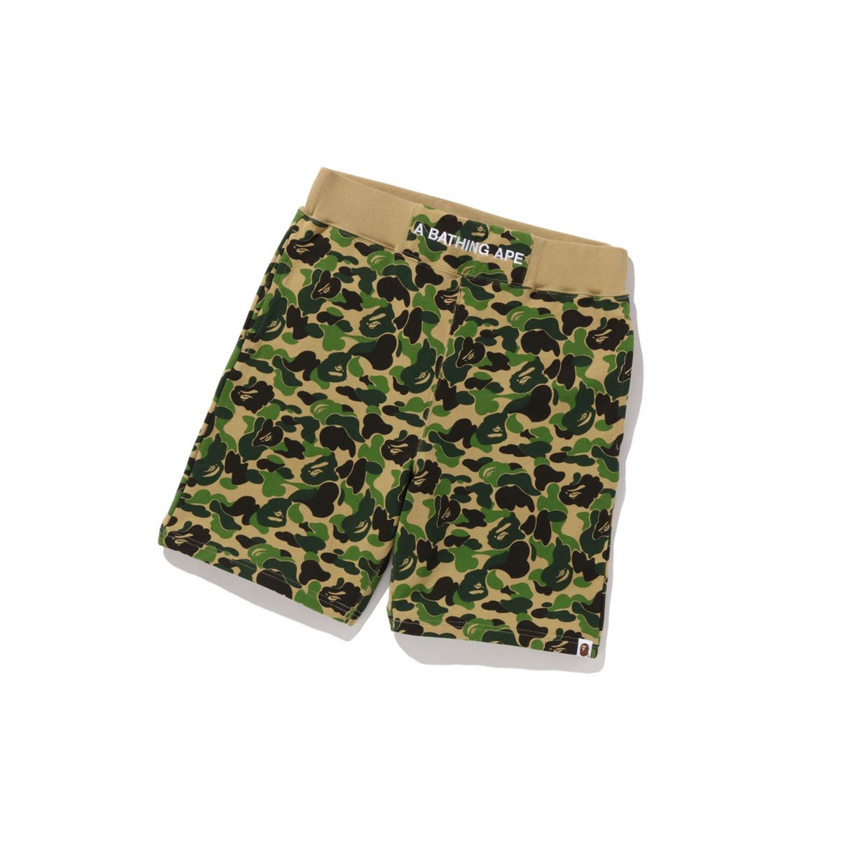 A BATHING APE Bape Abc Camo Sweat Kurze Hose Herren Grün | 82416GKPO