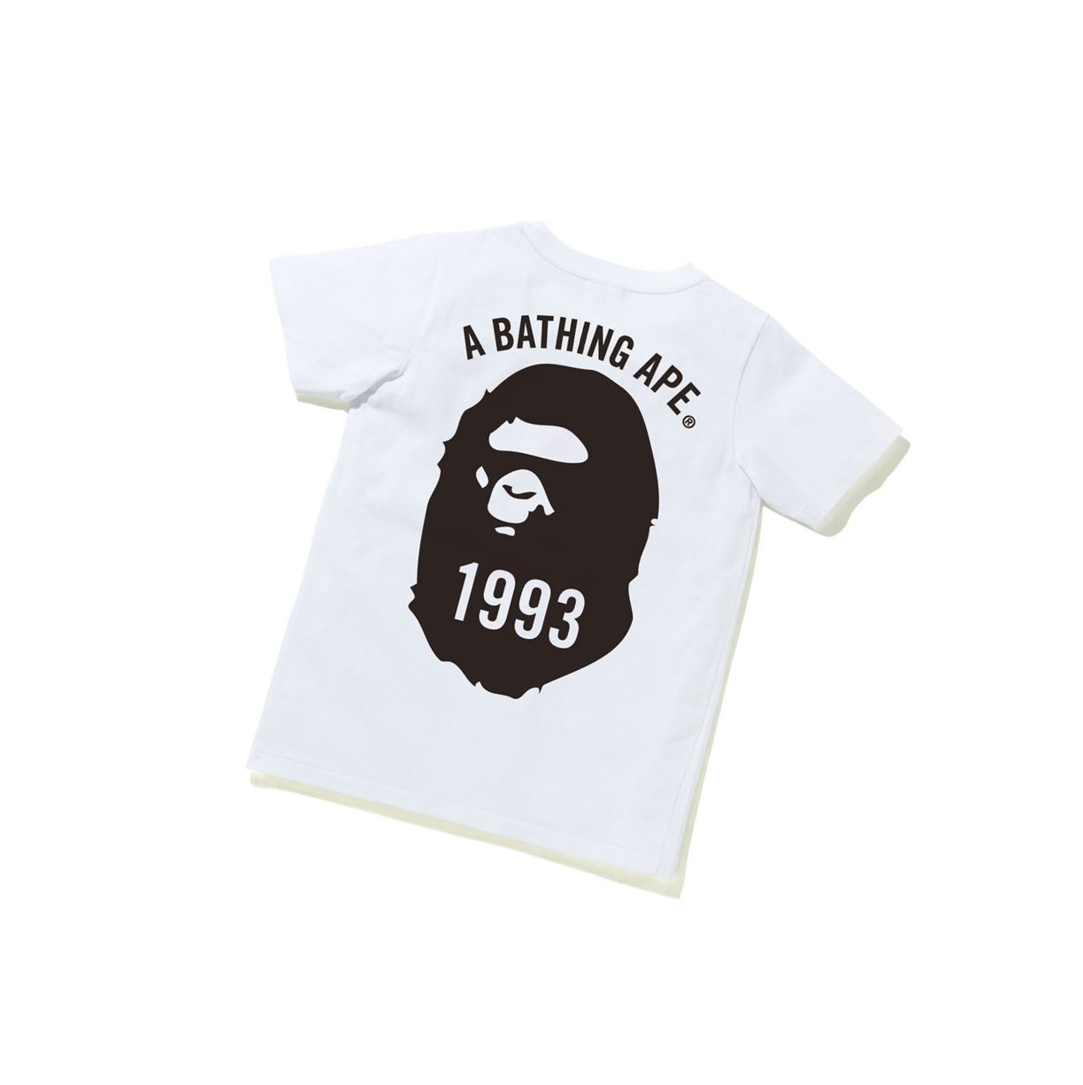 A BATHING APE Bape Ape Head One Point Tee #4 Kurzes Sleeve T-shirts Damen Weiß | 20534PCAE