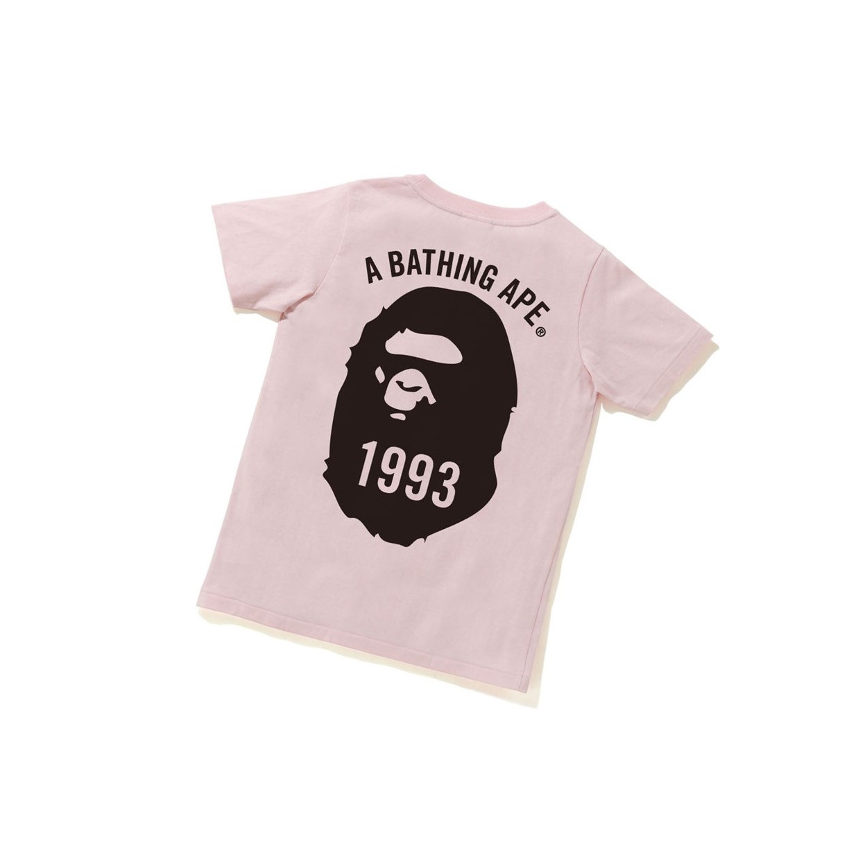 A BATHING APE Bape Ape Head One Point Tee #4 Kurzes Sleeve T-shirts Damen Rosa | 40762KRCL