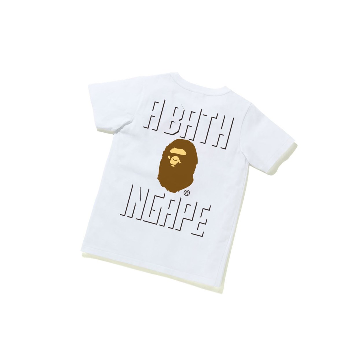 A BATHING APE Bape Ape Head One Point Tee #2 Kurzes Sleeve T-shirts Damen Weiß | 98067TEAO