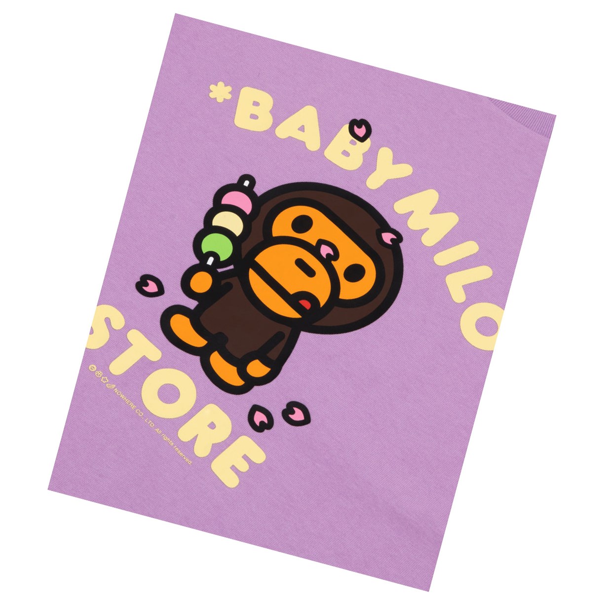 A BATHING APE Bape Baby Milo Boxy Fit Tee Kurzes Sleeve T-shirts Damen Lila | 30752JBNV