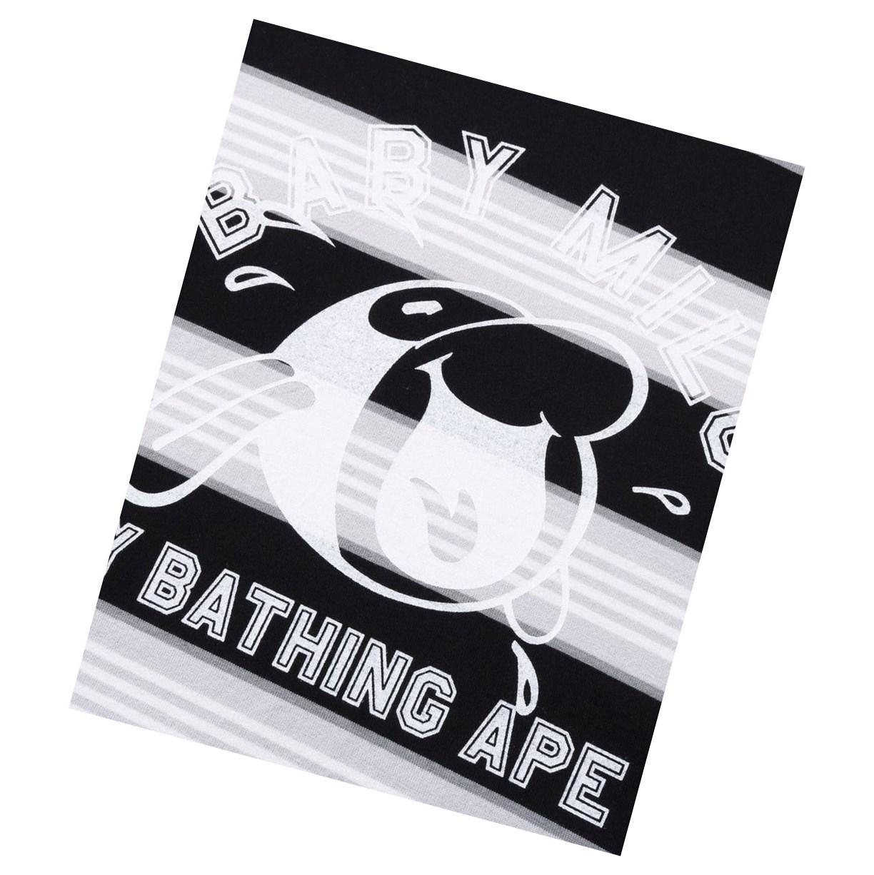 A BATHING APE Bape Baby Milo Hoop Tee Long Sleeve T-shirts Damen Schwarz | 36412LBXW