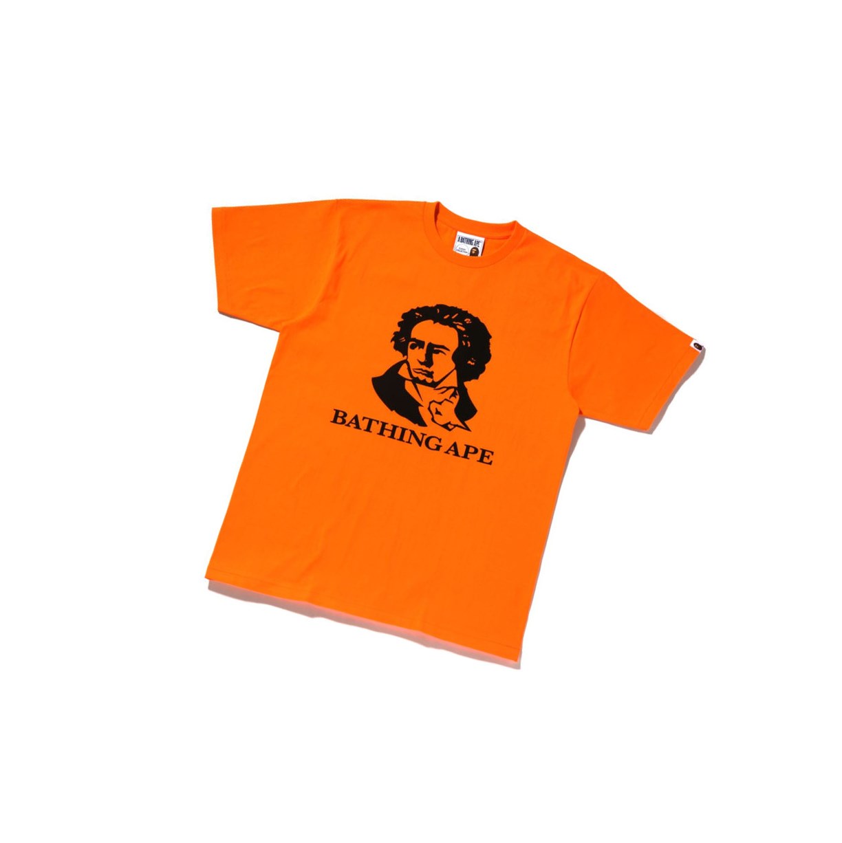 A BATHING APE Bape Bathing Ape Tee Kurzes Sleeve T-shirts Herren Orange | 46950WHDN