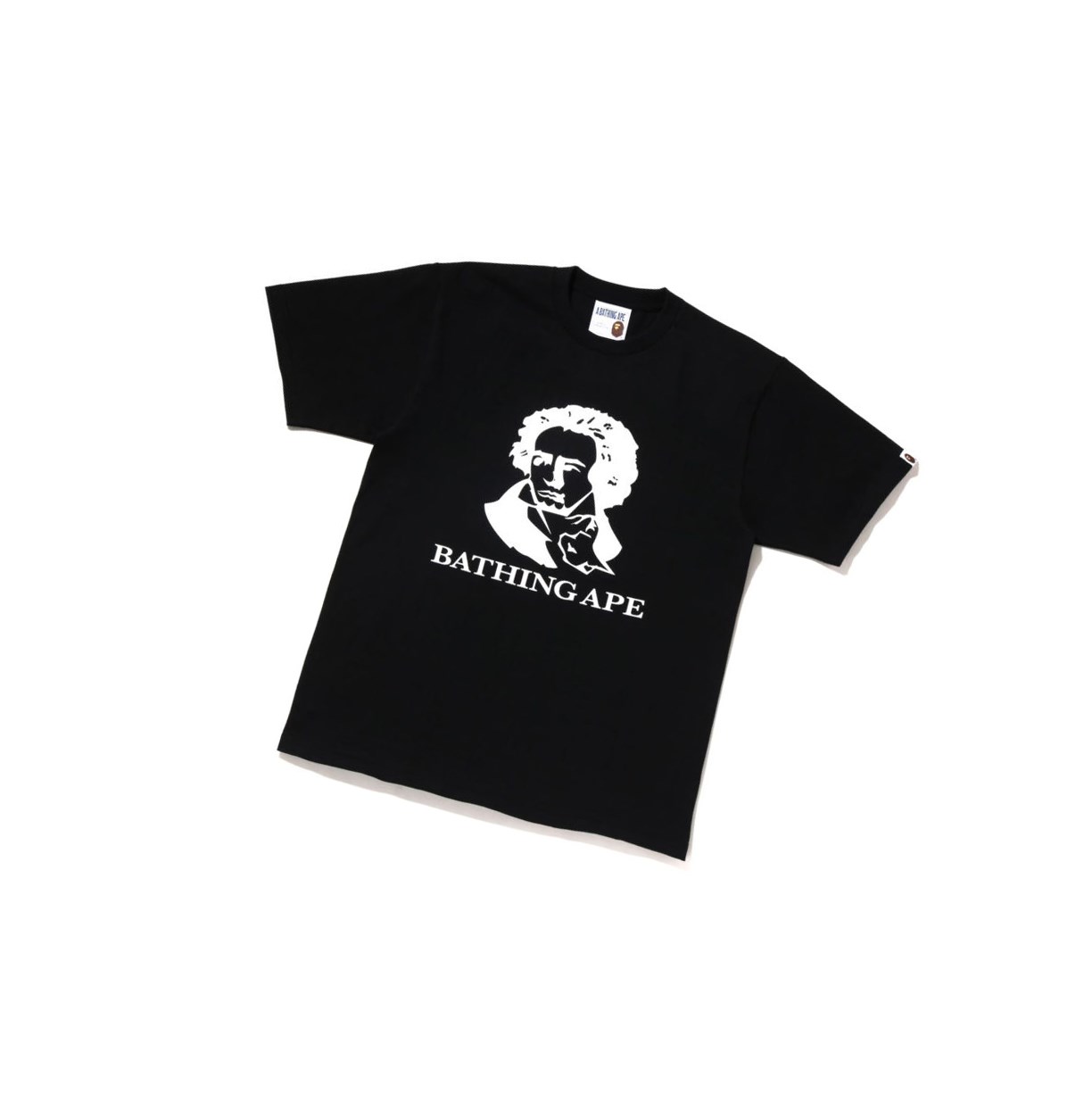 A BATHING APE Bape Bathing Ape Tee Kurzes Sleeve T-shirts Herren Schwarz | 76983BUPH