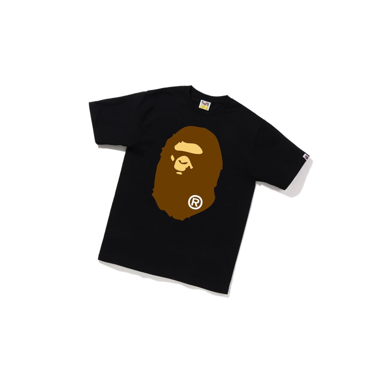 A BATHING APE Bape Big Ape Head Tee Kurzes Sleeve T-shirts Herren Schwarz | 78056USND