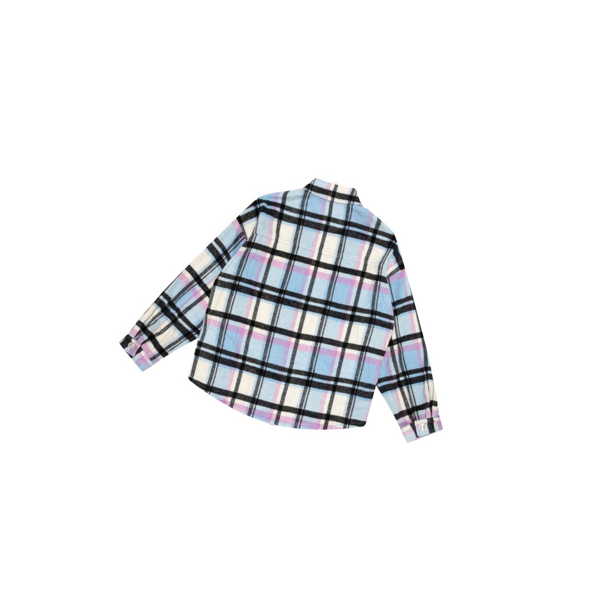 A BATHING APE Bape Checked Long Sleeve Hemd Damen Blau | 85147FZMW