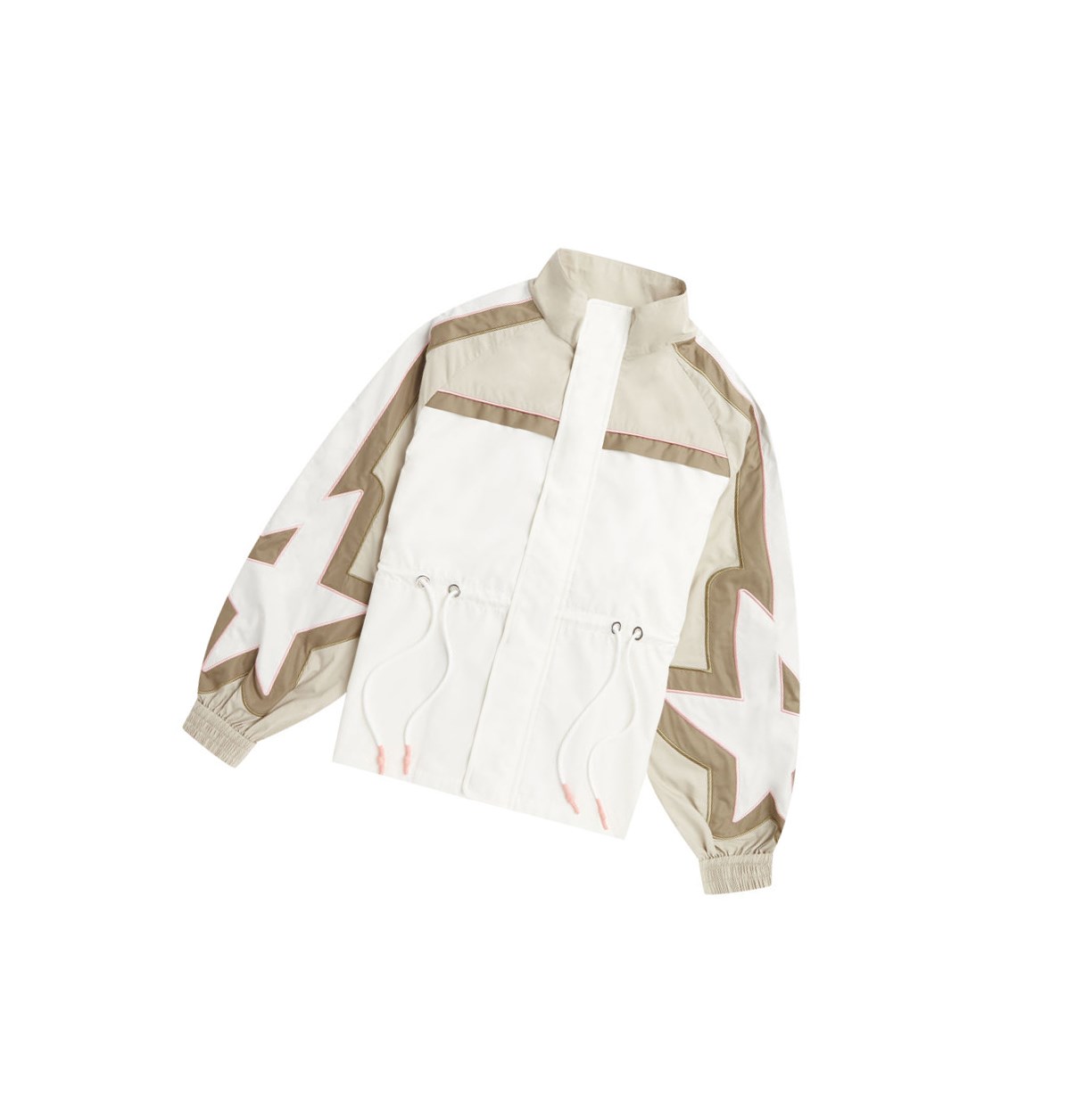 A BATHING APE Bape Drawstring Jacke Damen Beige | 97850HRVT