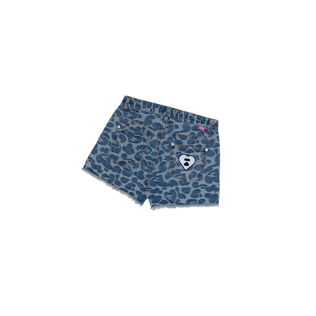 A BATHING APE Bape Graphic Denim Kurze Hose Damen Denim | 84765QUYK