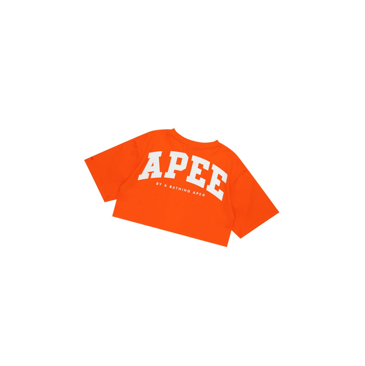 A BATHING APE Bape Graphic Loose Tee Kurzes Sleeve T-shirts Damen Dunkelorange | 51732DWVN