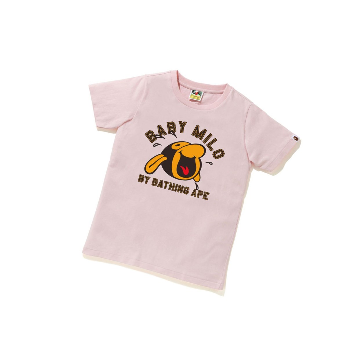 A BATHING APE Bape Klassische Baby Milo Tee #1 Kurzes Sleeve T-shirts Damen Rosa | 69574LAMU