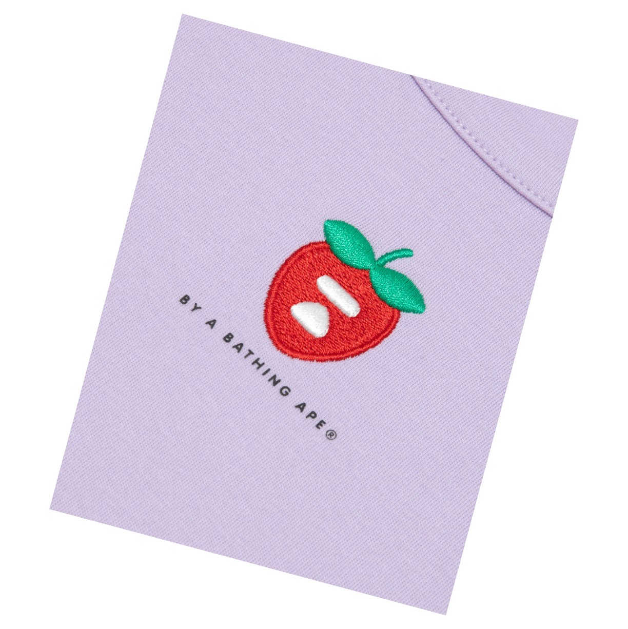 A BATHING APE Bape Logo Berry Tee Kurzes Sleeve T-shirts Damen Lilac | 52647VRJM