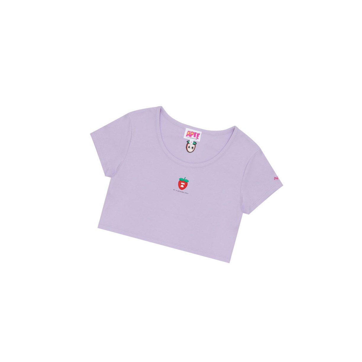 A BATHING APE Bape Logo Berry Tee Kurzes Sleeve T-shirts Damen Lilac | 52647VRJM