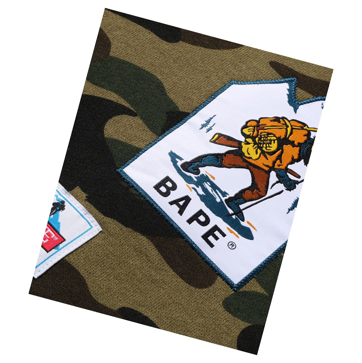 A BATHING APE Bape Multi Label 1st Camo Oversized Hoodie Damen Grün | 06913MUZS