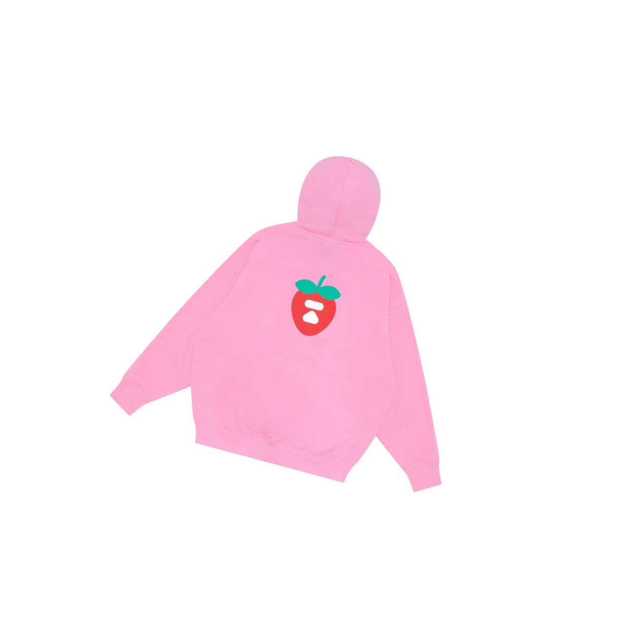 A BATHING APE Bape Oversized Zip Throughs Hoodie Damen Rosa | 01749AKZI