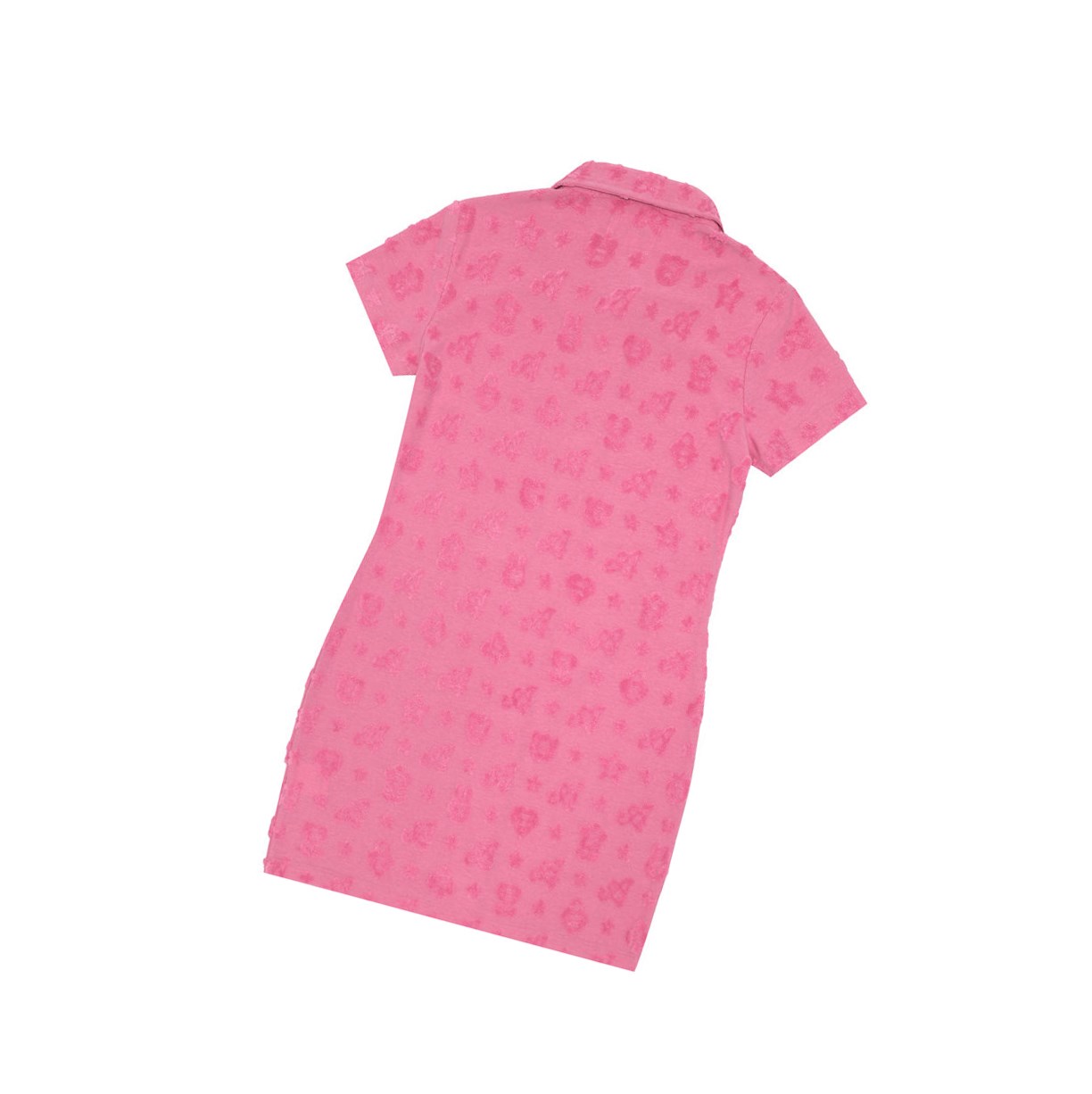 A BATHING APE Bape Patterned Kleider Mini Kleider Damen Rosa | 98015NZTD