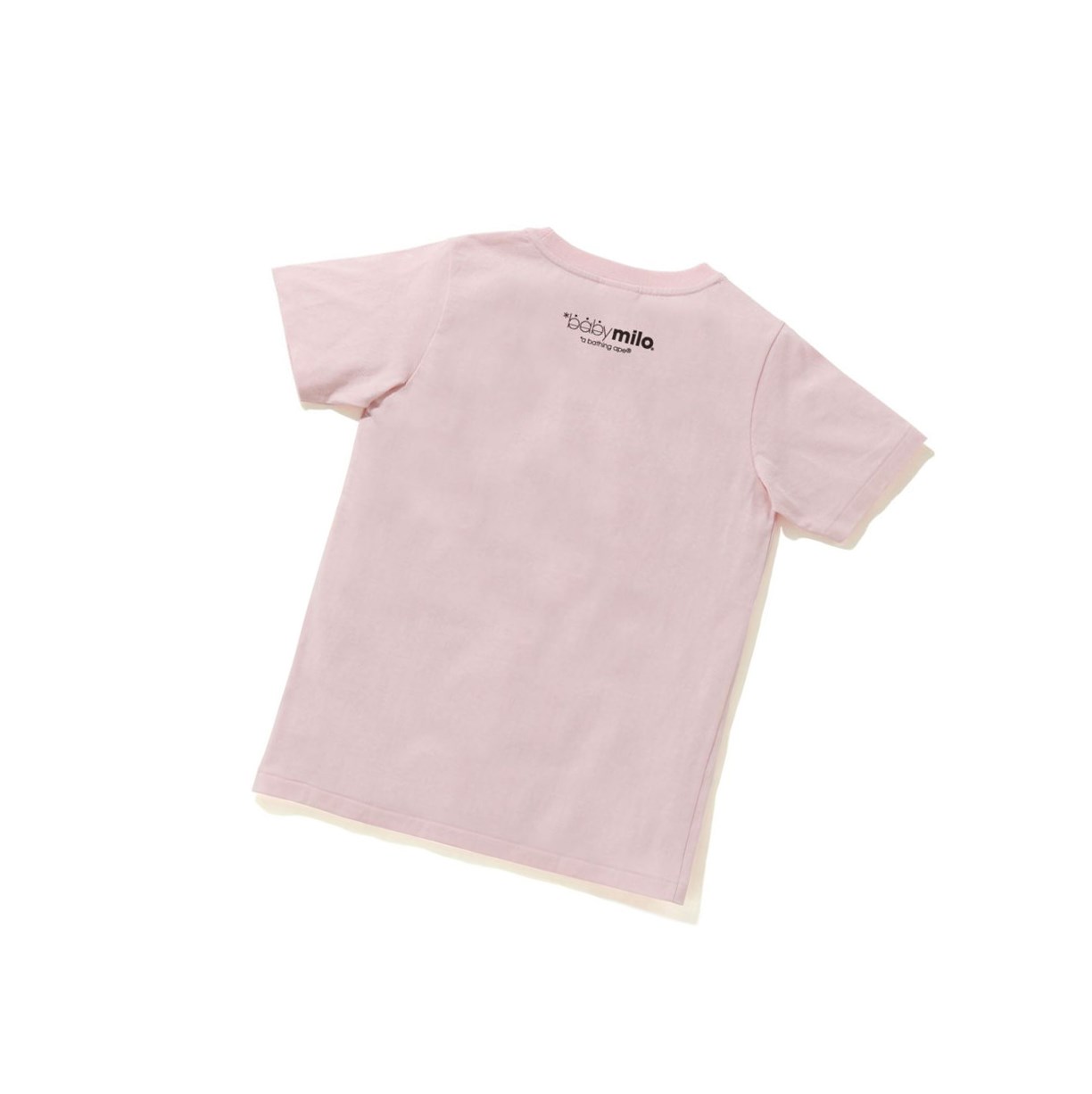 A BATHING APE Bape Pigment Klassische Baby Milo Tee Kurzes Sleeve T-shirts Damen Rosa | 65312TSAJ