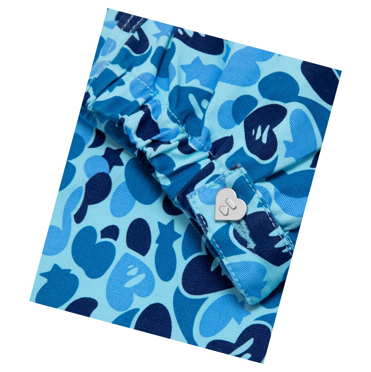 A BATHING APE Bape Printed Cargo Long Hose Damen Hellblau | 64810OKXJ