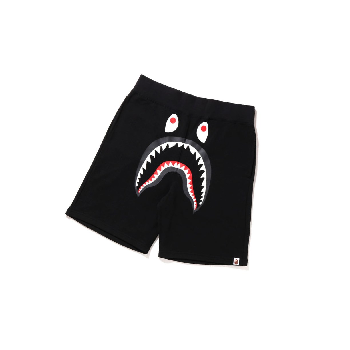 A BATHING APE Bape Shark Sweat Kurze Hose Herren Schwarz | 35891VTXP