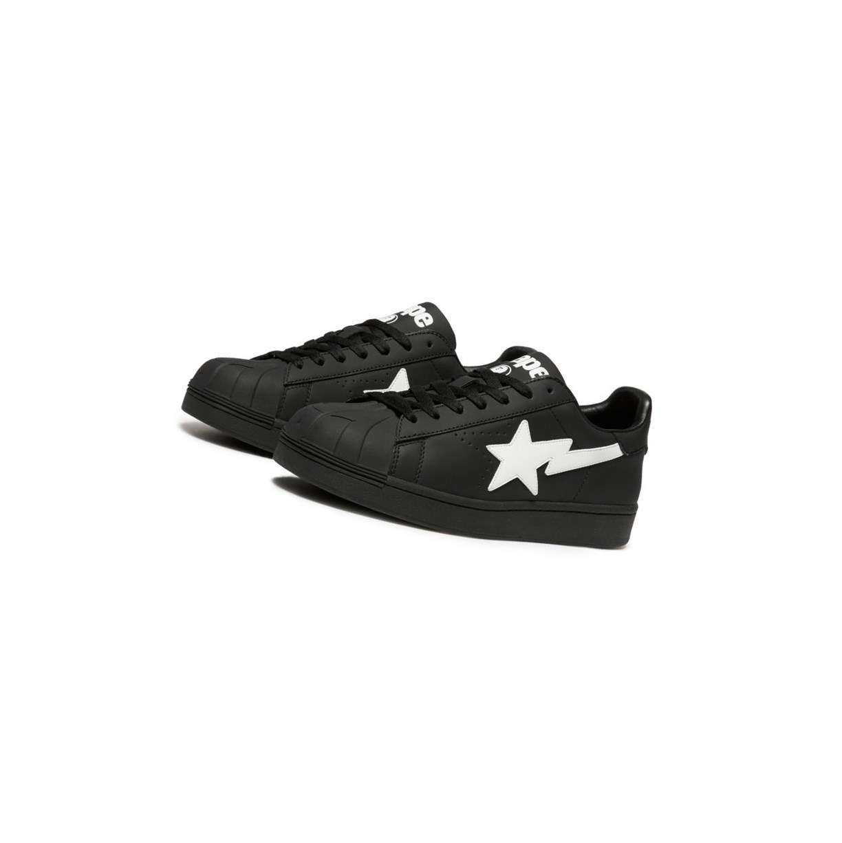 A BATHING APE Bape Skull Sta L Low Sneakers Damen Schwarz | 63752LSFR