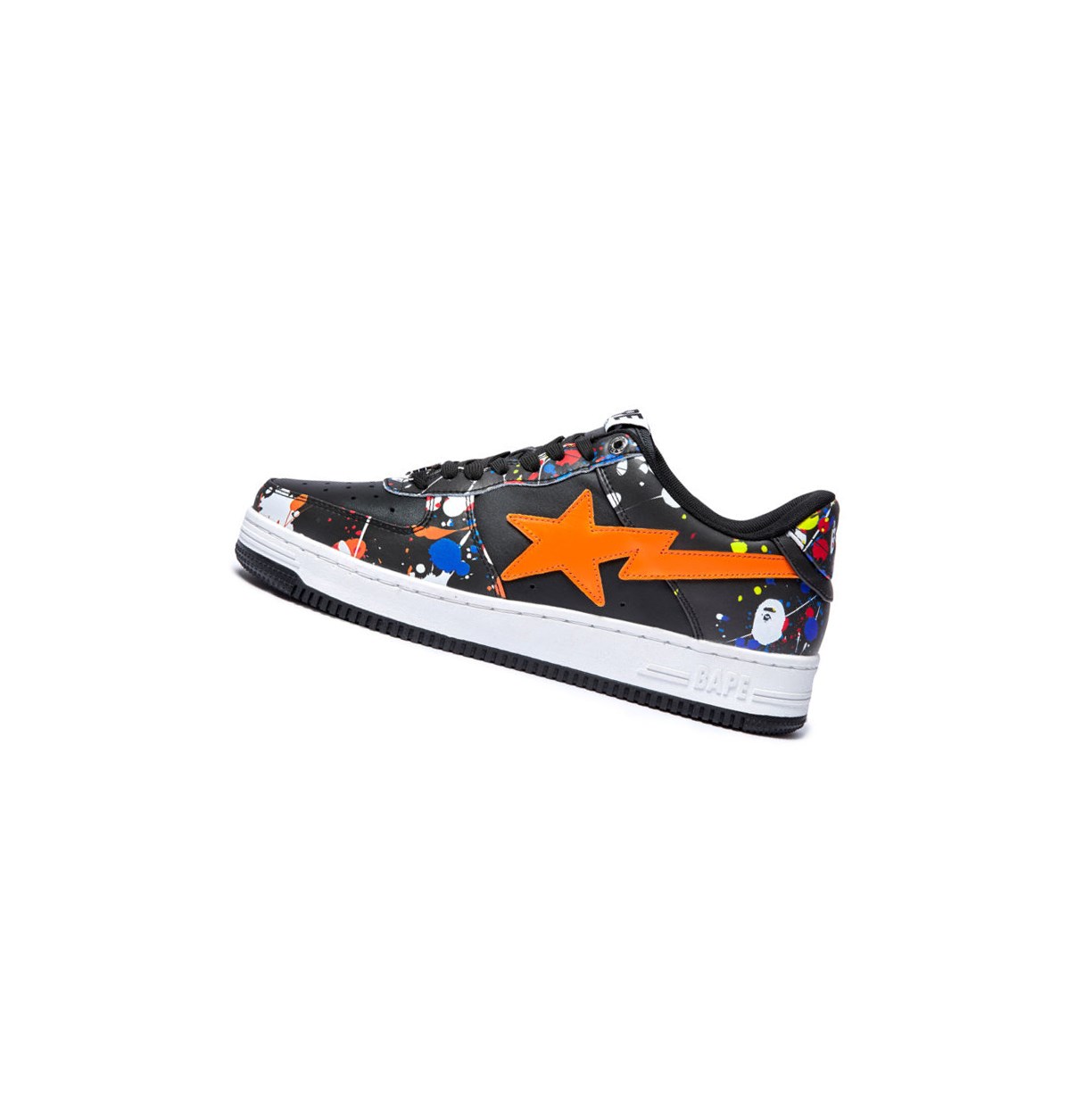 A BATHING APE Bape Sta #3 M2 Low Sneakers Herren Schwarz | 15307YVED