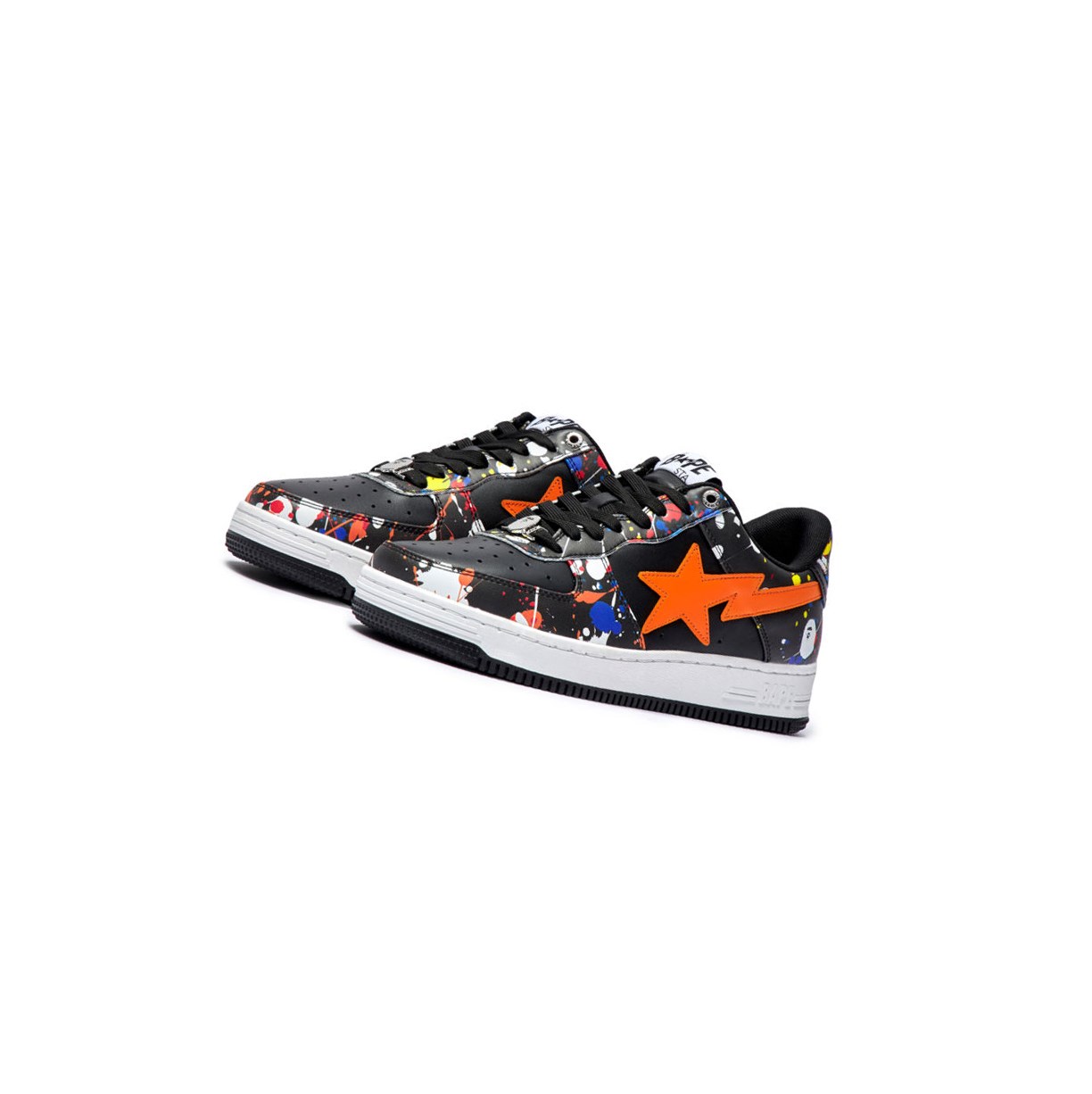 A BATHING APE Bape Sta #3 M2 Low Sneakers Herren Schwarz | 15307YVED