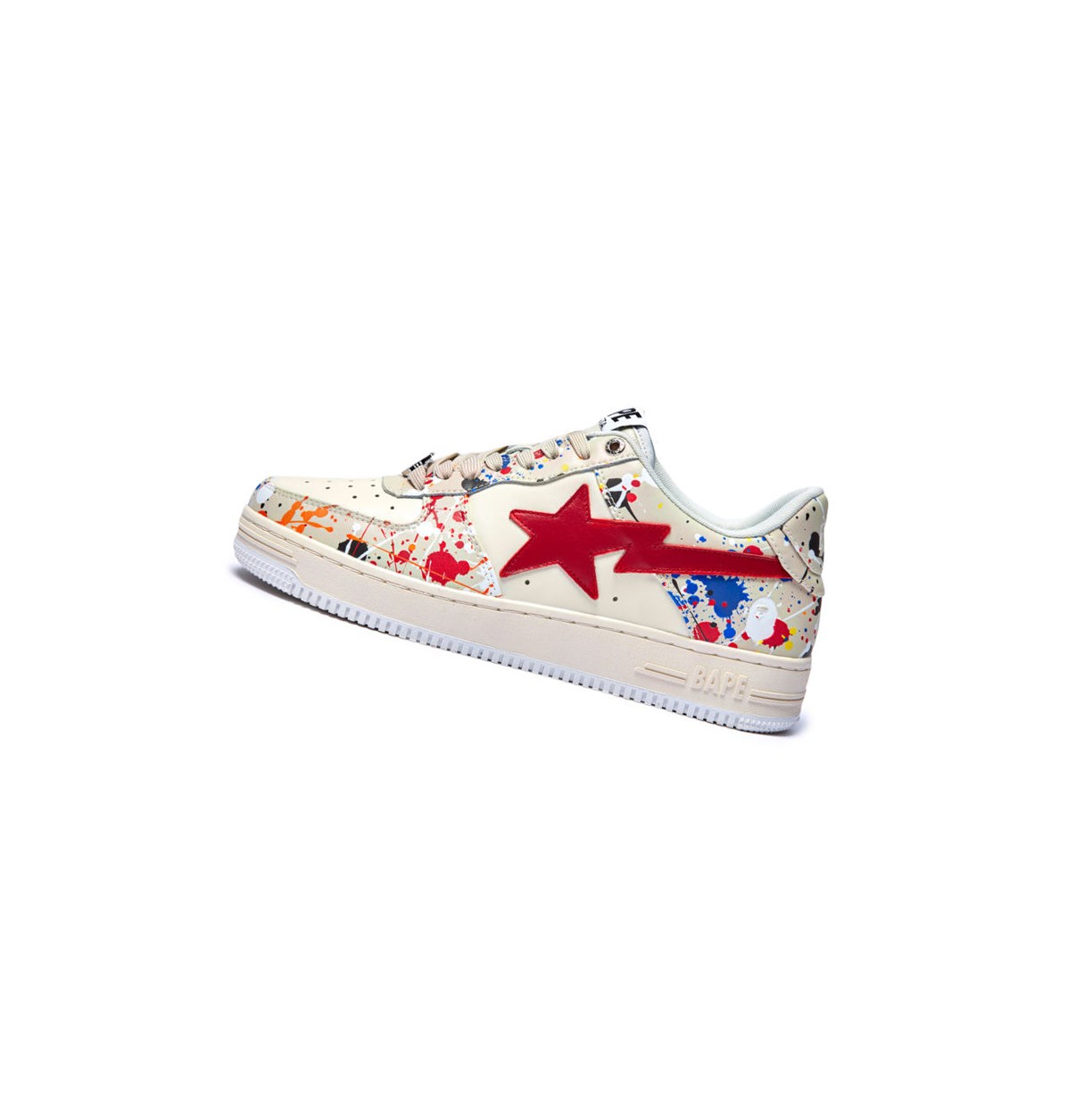 A BATHING APE Bape Sta #3 M2 Low Sneakers Herren Weiß | 65410RKVU