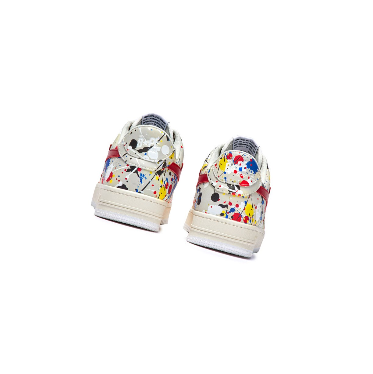 A BATHING APE Bape Sta #3 M2 Low Sneakers Herren Weiß | 65410RKVU