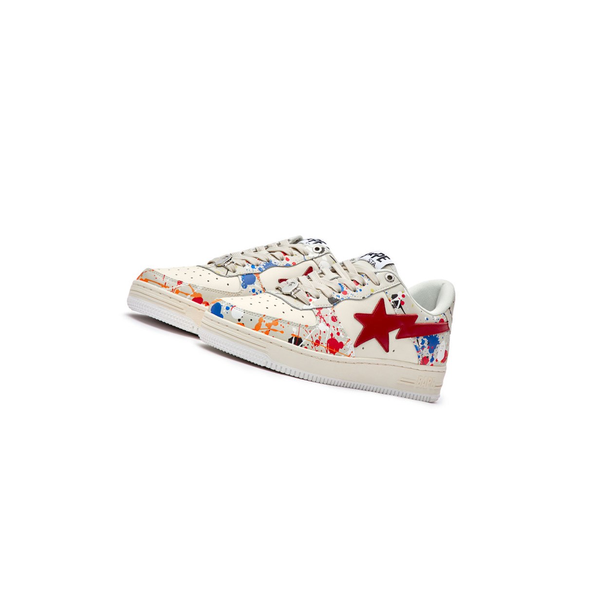 A BATHING APE Bape Sta #3 M2 Low Sneakers Herren Weiß | 65410RKVU