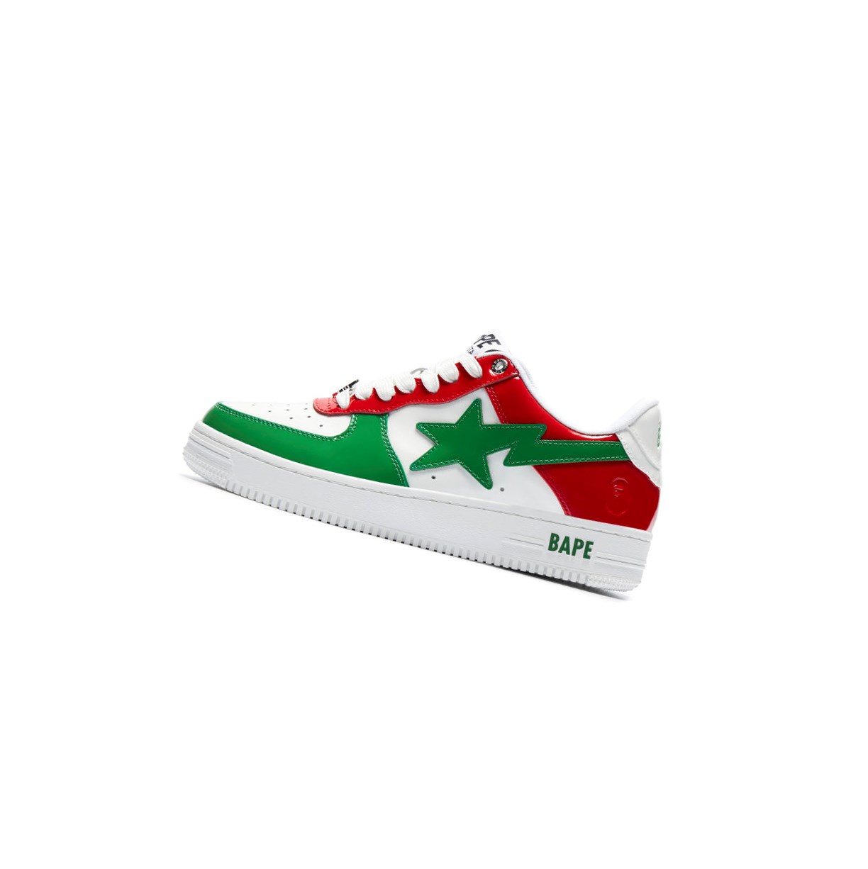 A BATHING APE Bape Sta M1 Low Sneakers Herren Grün | 79628FYIG