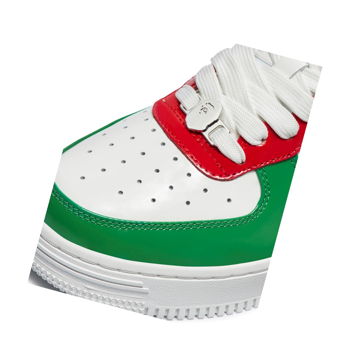 A BATHING APE Bape Sta M1 Low Sneakers Herren Grün | 79628FYIG