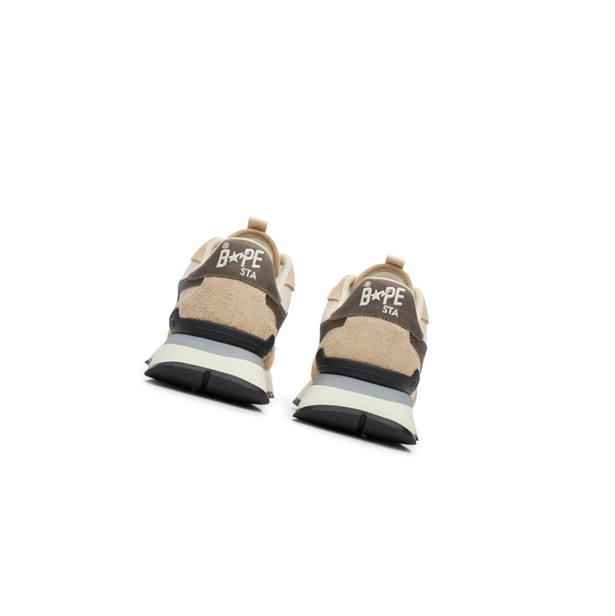 A BATHING APE Bape Straßen Sta Express #1 M2 Low Sneakers Herren Beige | 16435NJWD