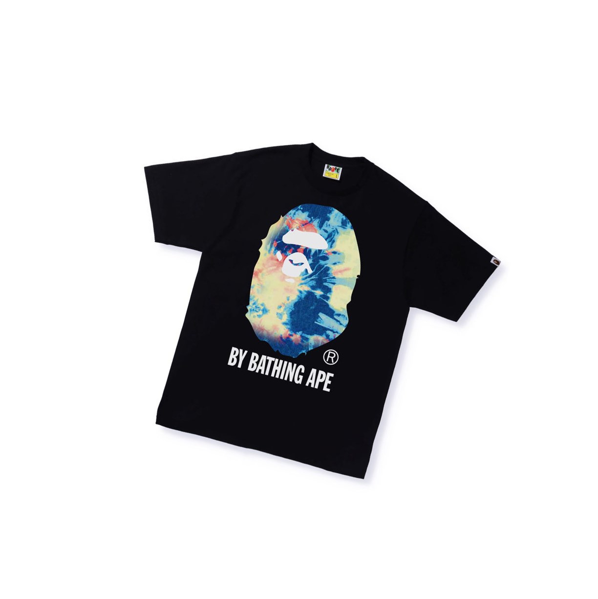 A BATHING APE Bape Tie Dye By Bathing Ape Tee Kurzes Sleeve T-shirts Herren Schwarz | 34510SEIT