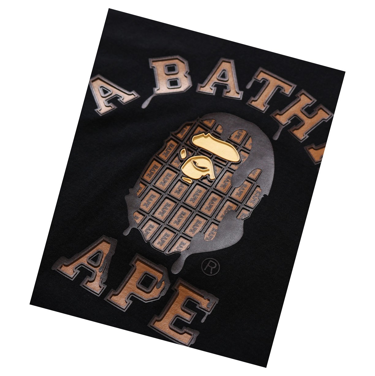 A BATHING APE Bape Valentine Chocolate Ape Head Tee Kurzes Sleeve T-shirts Damen Schwarz | 07592JIEF