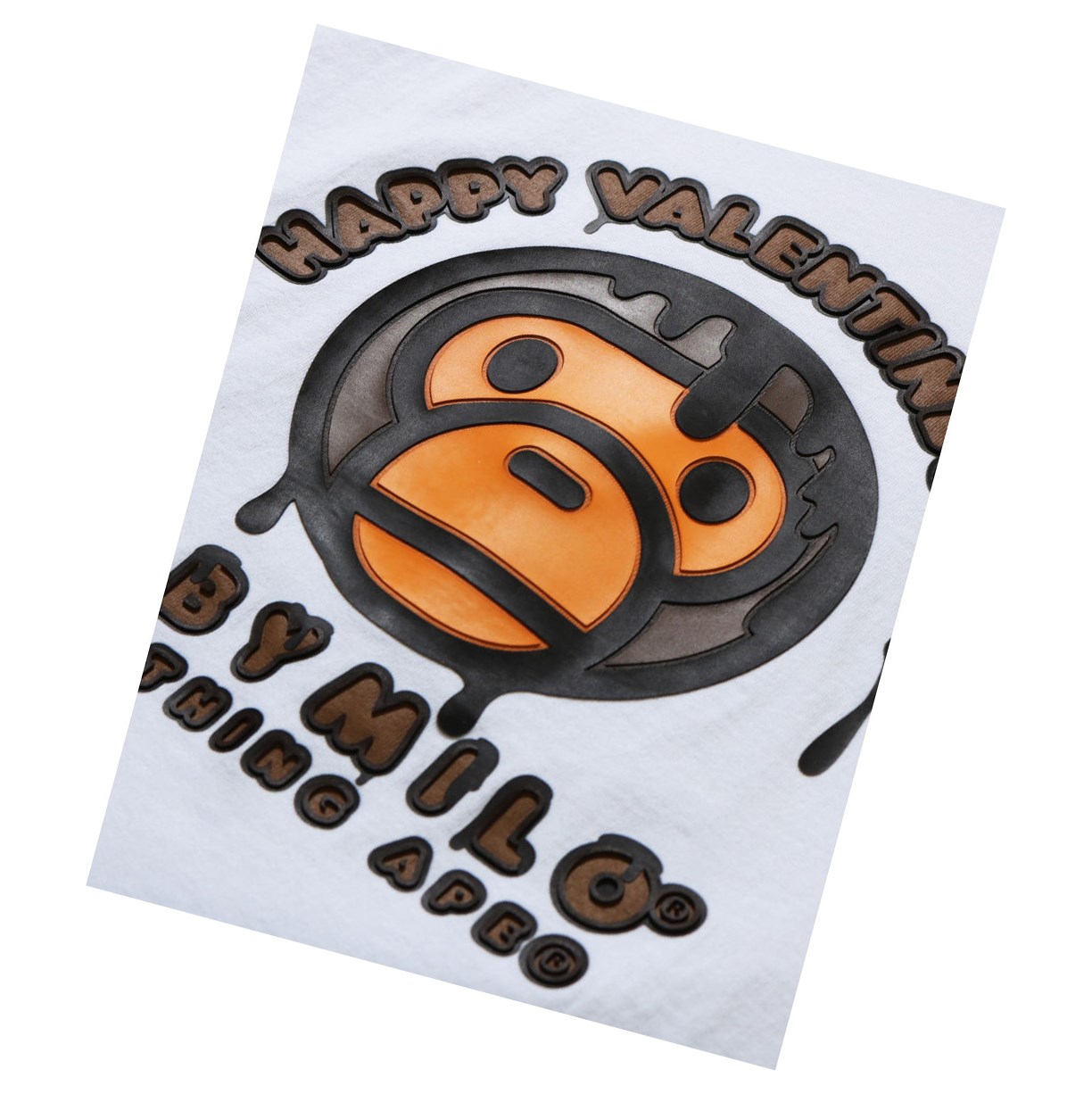 A BATHING APE Bape Valentine Chocolate Baby Tee Kurzes Sleeve T-shirts Damen Weiß | 39450EBMS