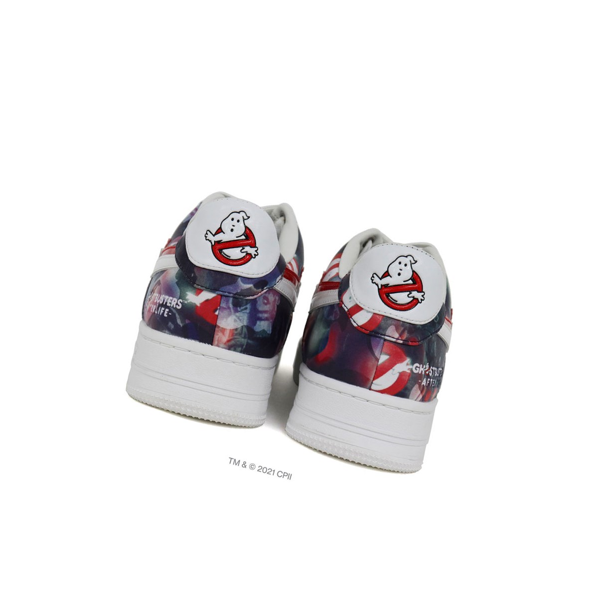 A BATHING APE Bape X Ghostbusters Camo Baby Milo Double Bape Sta™ Low Mid Sneakers Herren Lila | 16307IEMO