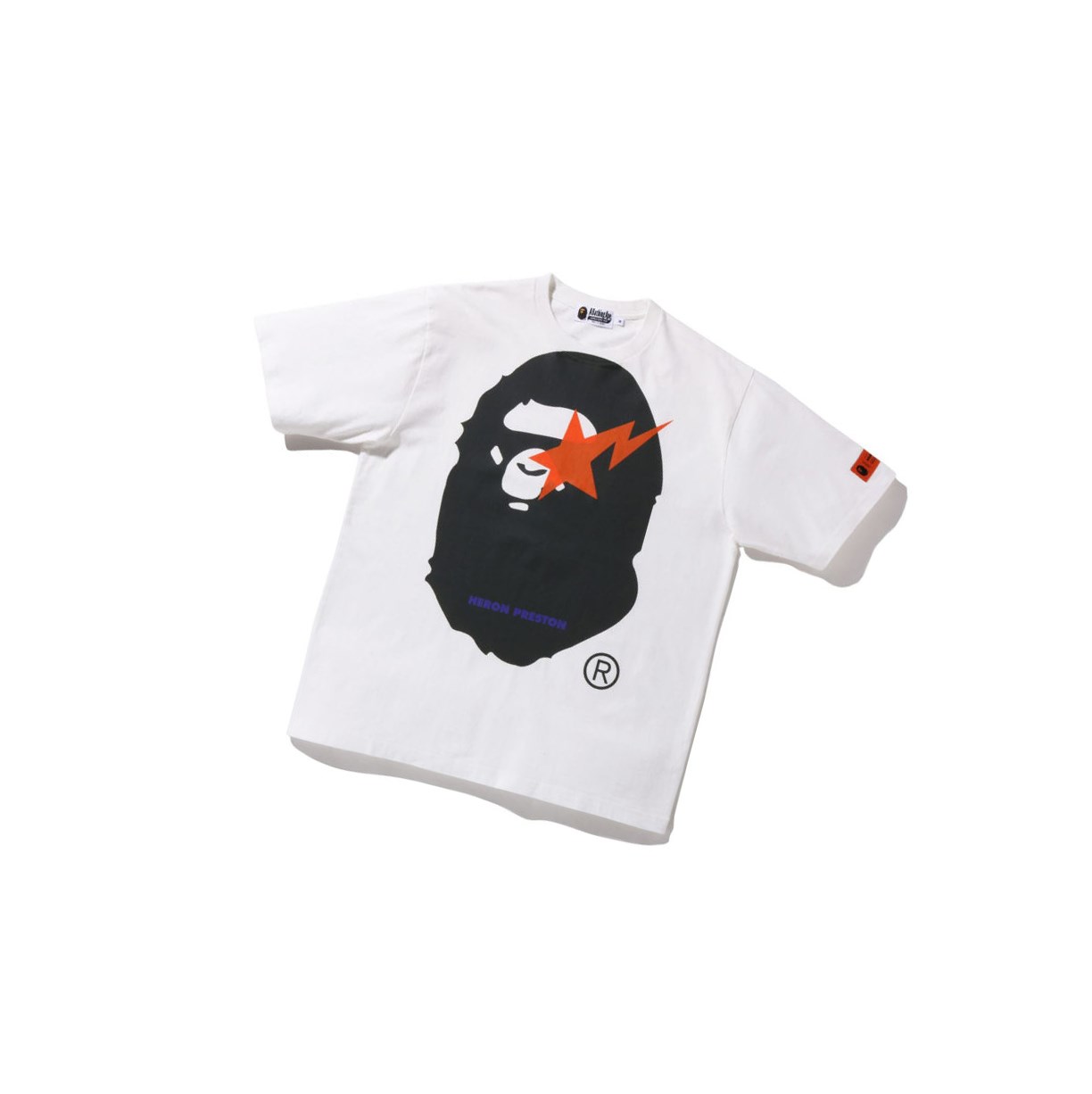 A BATHING APE Bape X Heron Preston Relaxed Tee Kurzes Sleeve T-shirts Herren Weiß | 98612WURO