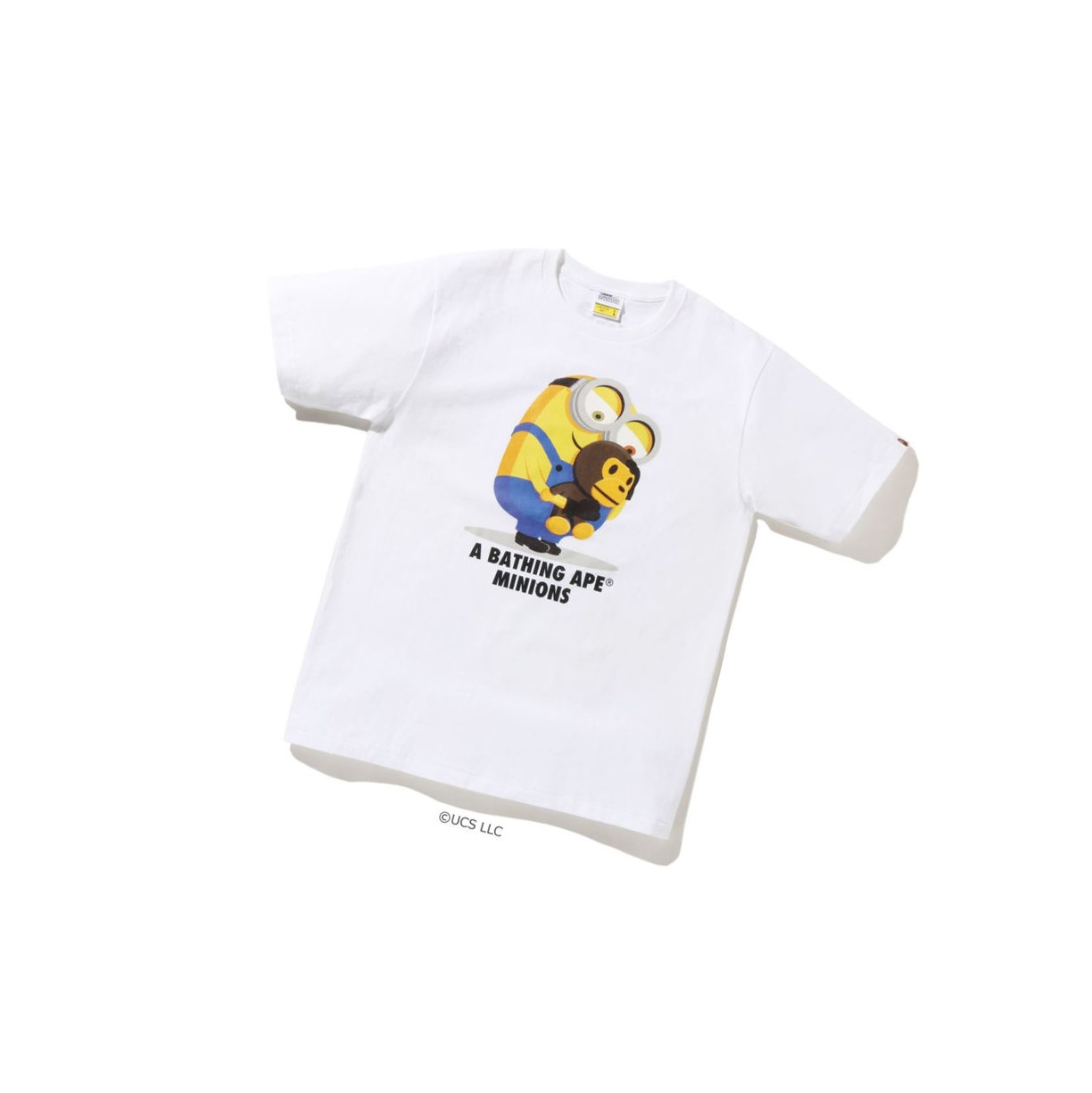 A BATHING APE Bape X Minions Tee08 Kurzes Sleeve T-shirts Herren Weiß | 36917HVMT