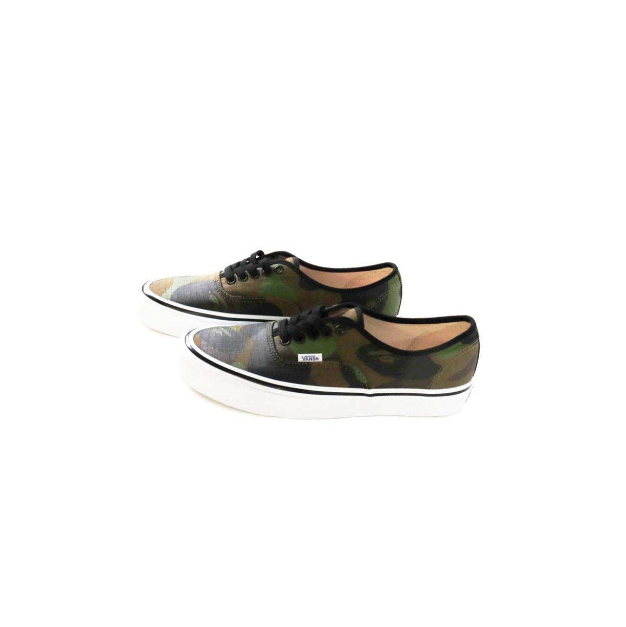 A BATHING APE Bape X Vans 1st Camo Authentic Low Sneakers Herren Grün | 98540TANH