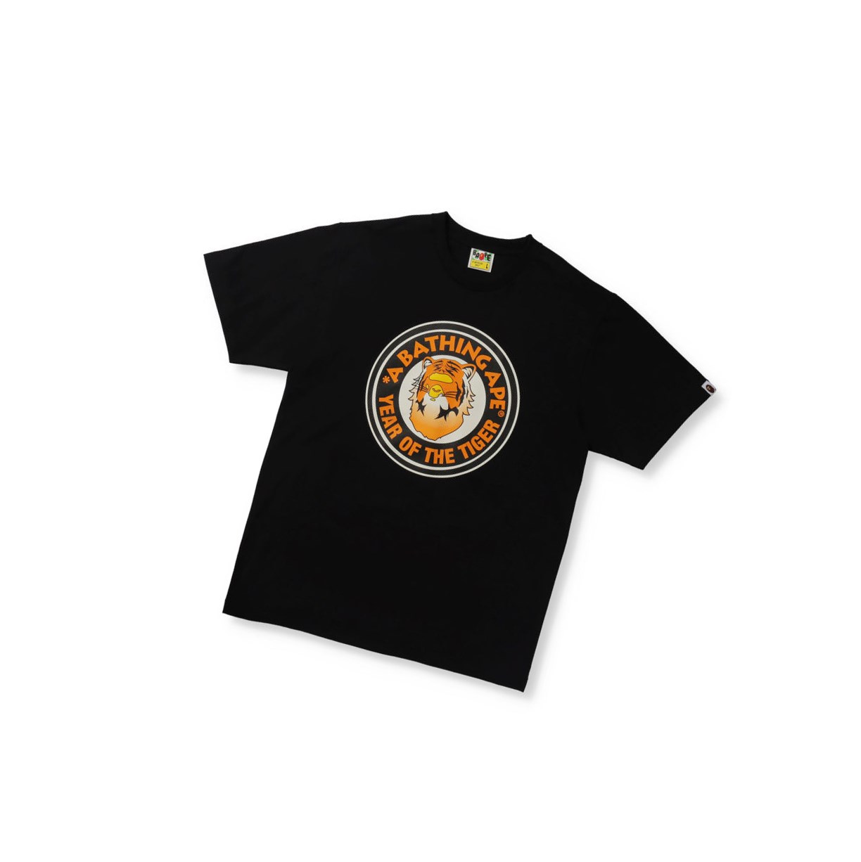 A BATHING APE Bape Year Of The Tiger Tee Kurzes Sleeve T-shirts Herren Schwarz | 47320RFPA