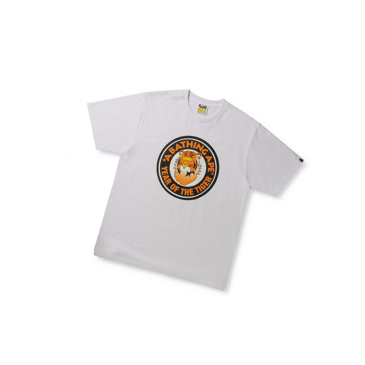 A BATHING APE Bape Year Of The Tiger Tee Kurzes Sleeve T-shirts Herren Weiß | 49123TDXW